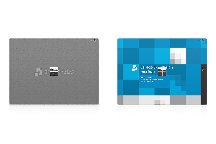 Surface Book Laptop Skin Design  in Product Mockups - product preview 8