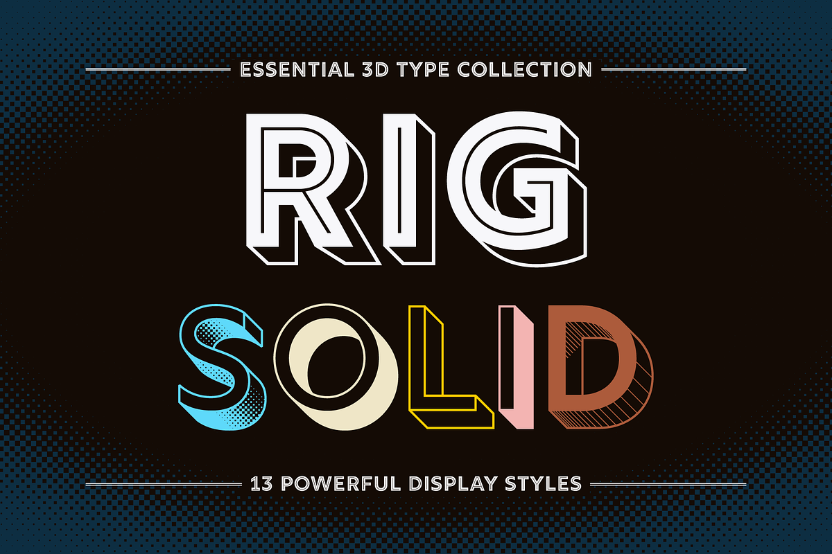 Rig Solid in Display Fonts - product preview 8