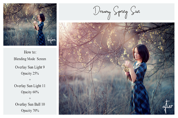 35 Dreamy Spring Sunlight Overlays in Photoshop Layer Styles - product preview 6