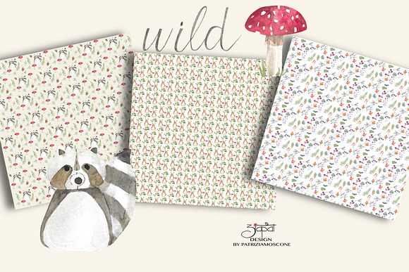 Forest animals in Illustrations - product preview 2