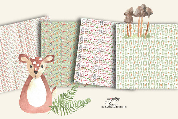 Forest animals in Illustrations - product preview 3