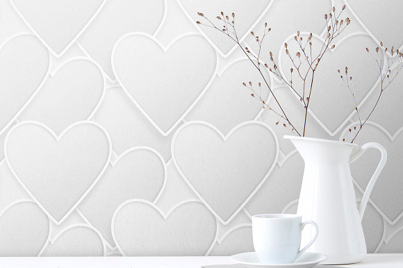 Paper cut hearts in Patterns - product preview 1