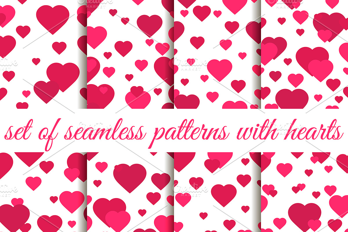 Valentine's day seamless patterns in Patterns - product preview 8