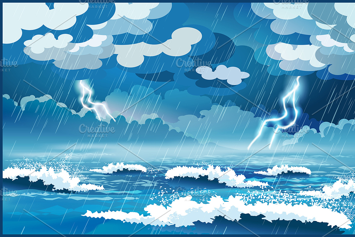Storm at Sea in Illustrations - product preview 8