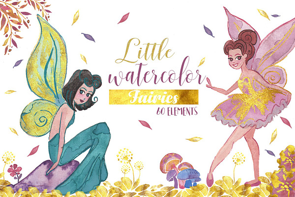 Little Fairies Watercolor set!