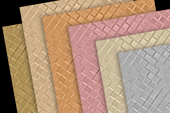 Metallic Diamond Patterns in Textures - product preview 1