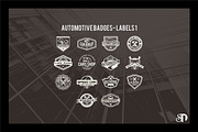 automotive badges and labels vol1