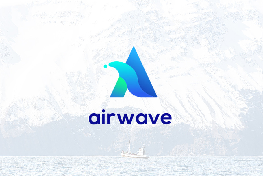 Letter A Logo - Air Wave Logo