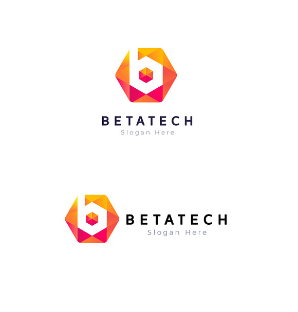 Letter B Logo - Beta Tech Logo in Logo Templates - product preview 1