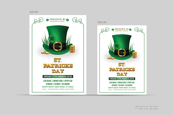 St. Patricks Day Flyer Template in Flyer Templates - product preview 1