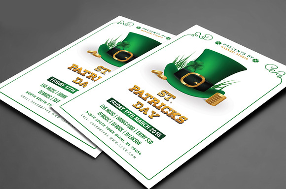 St. Patricks Day Flyer Template in Flyer Templates - product preview 2