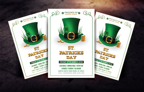 St. Patricks Day Flyer Template in Flyer Templates - product preview 4