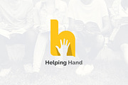 Letter H Logo - Hand Rise Logo