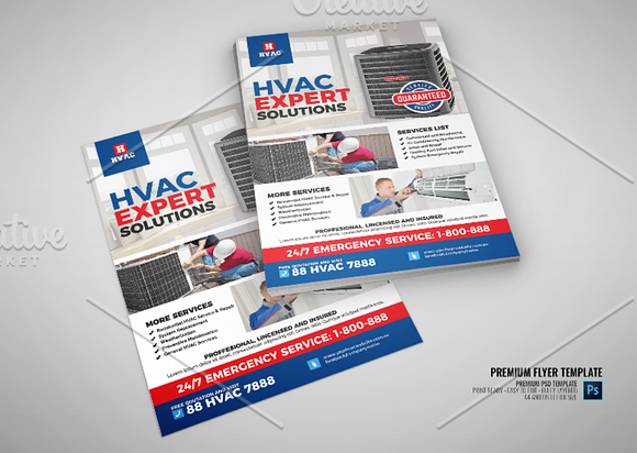 HVAC Installation and Maintenance in Flyer Templates - product preview 1