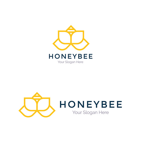 Honey Bee Logo - Flower Logo in Logo Templates - product preview 5