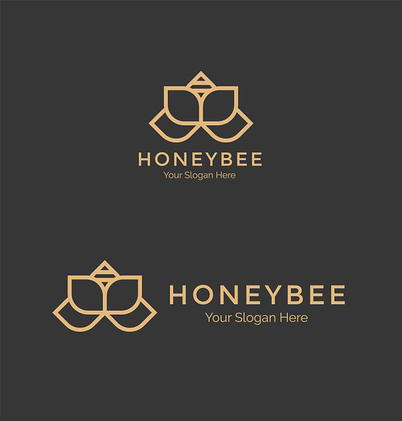 Honey Bee Logo - Flower Logo in Logo Templates - product preview 6