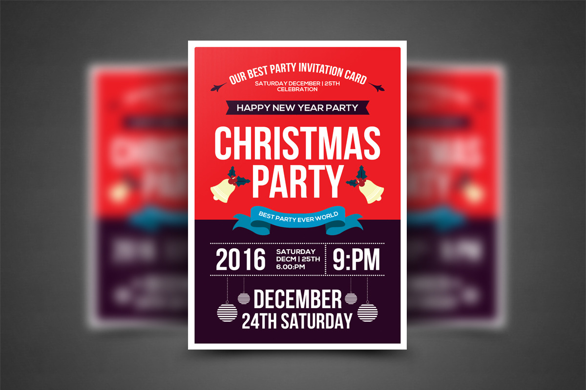 Christmas Party Flyer Template in Flyer Templates - product preview 8