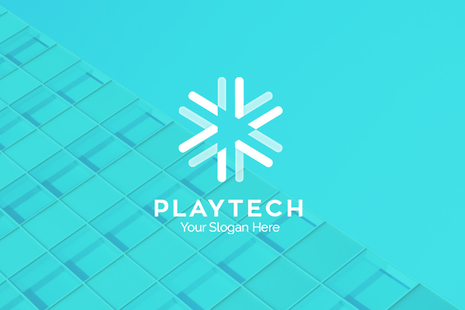 Play Technology Logo  in Logo Templates - product preview 8