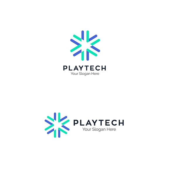 Play Technology Logo  in Logo Templates - product preview 2