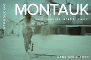 Montauk | Sans Serif Family