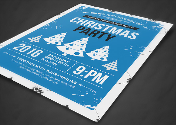 Christmas Celebration & Winter Party in Flyer Templates - product preview 1