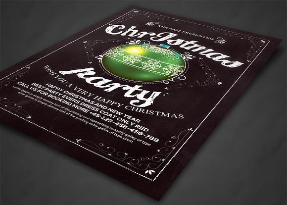 Christmas Party Flyer Celebration in Flyer Templates - product preview 2