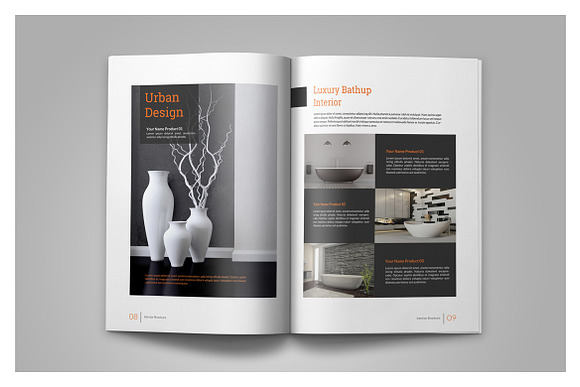 PSD - Interior Brochures / Catalogs in Brochure Templates - product preview 6