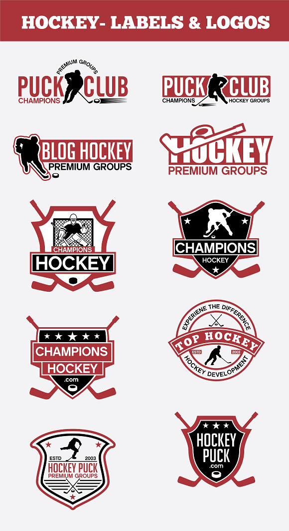SPORTS BADGES AND LOGO BUNDLE in Logo Templates - product preview 10