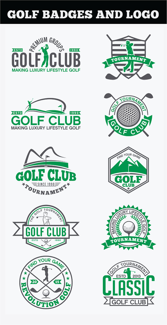 SPORTS BADGES AND LOGO BUNDLE in Logo Templates - product preview 12