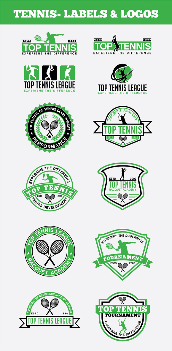 SPORTS BADGES AND LOGO BUNDLE in Logo Templates - product preview 17