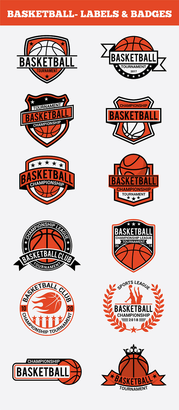 SPORTS BADGES AND LOGO BUNDLE in Logo Templates - product preview 21
