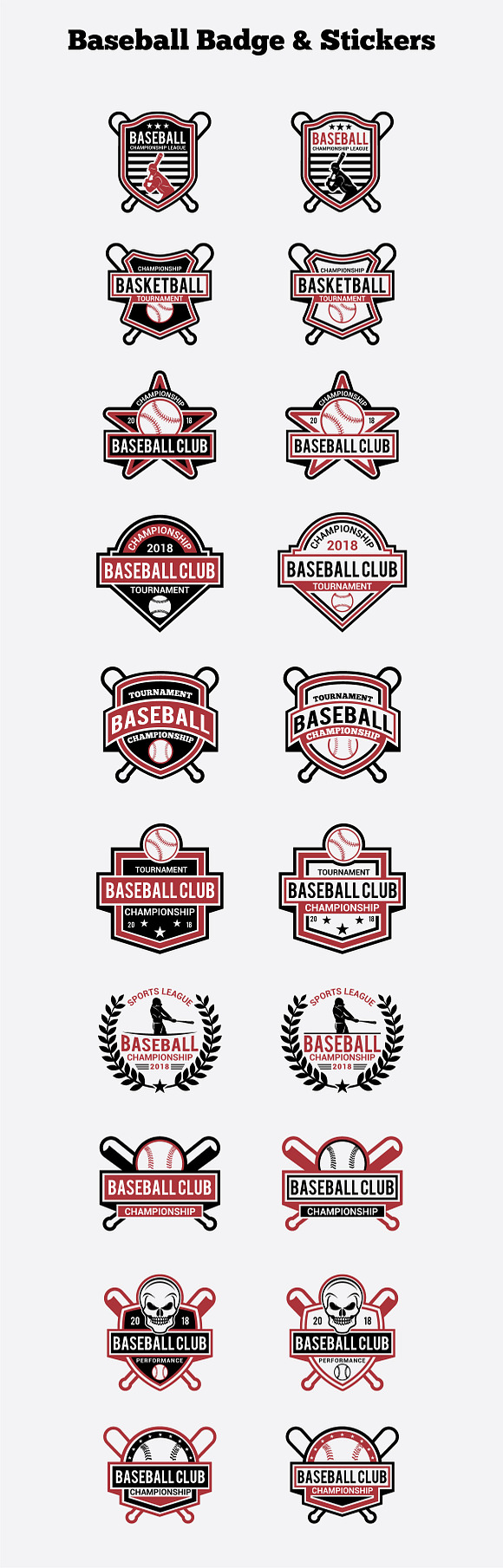 SPORTS BADGES AND LOGO BUNDLE in Logo Templates - product preview 25