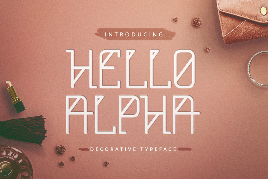 Hello Alpha in Display Fonts - product preview 8