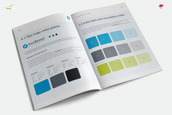 Brand Guidelines 20 Pages in Branding Mockups - product preview 2