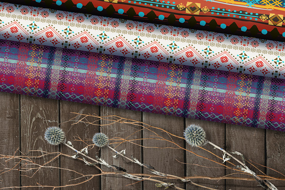 Ethnic seamless patterns-2 in Patterns - product preview 4