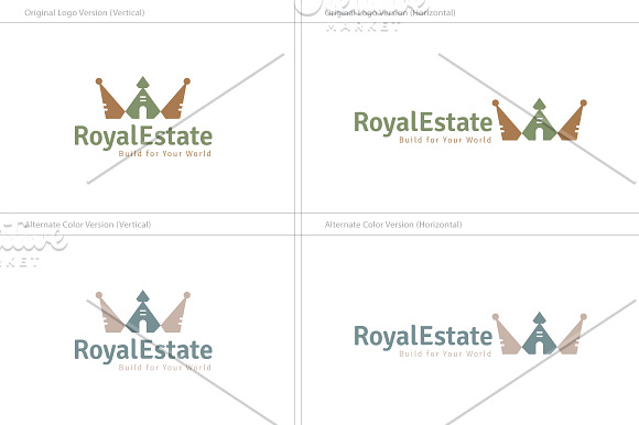 Royal Estate Logo in Logo Templates - product preview 3