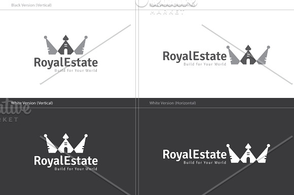 Royal Estate Logo in Logo Templates - product preview 4