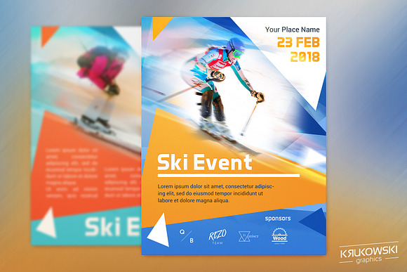 Winter Sports Flyers Bundle in Flyer Templates - product preview 3