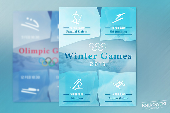 Winter Sports Flyers Bundle in Flyer Templates - product preview 5