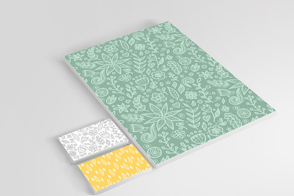 6 FLORAL seamless patterns in Patterns - product preview 2
