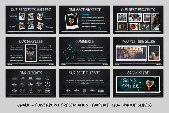 Chalk - Powerpoint Template in PowerPoint Templates - product preview 3