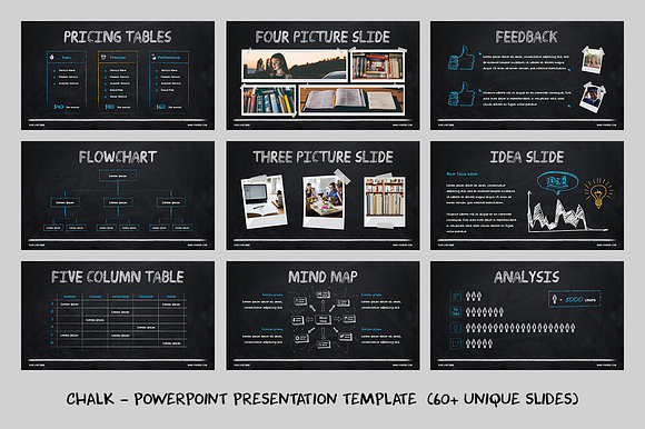 Chalk - Powerpoint Template in PowerPoint Templates - product preview 4