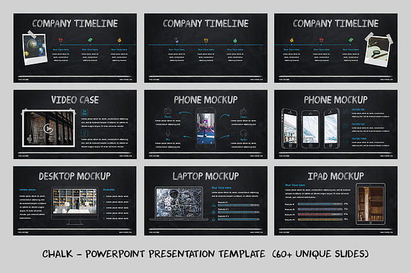 Chalk - Powerpoint Template in PowerPoint Templates - product preview 5