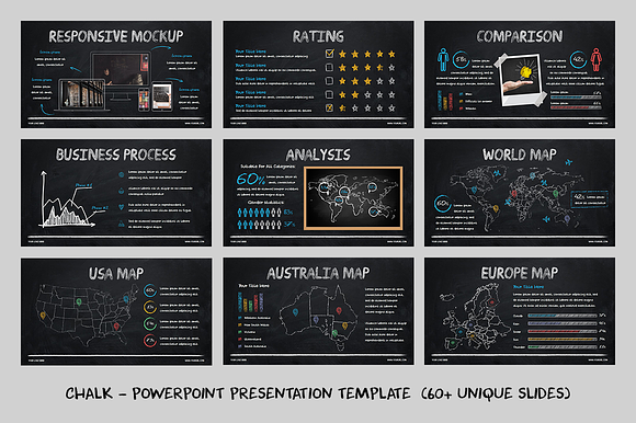 Chalk - Powerpoint Template in PowerPoint Templates - product preview 6