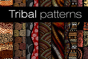 10 tribal seamless vector patterns