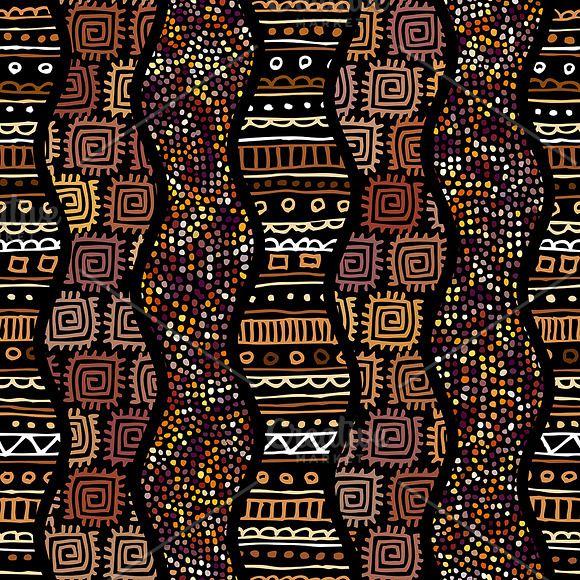 10 tribal seamless vector patterns in Patterns - product preview 2