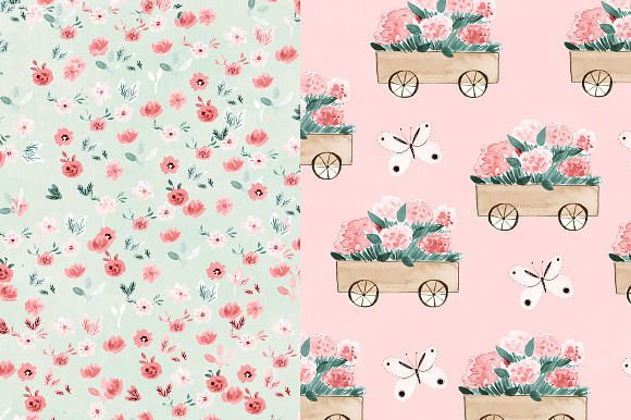 SPRING SEAMLESS PATTERN in Patterns - product preview 3