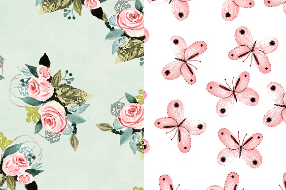 SPRING SEAMLESS PATTERN in Patterns - product preview 9