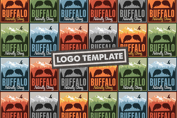 Buffalo Logo Template in Logo Templates - product preview 4