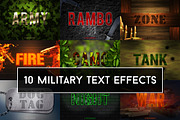 Military Text Effects